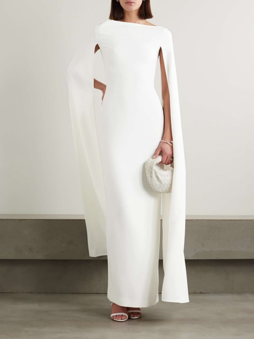 Solace London: Sadie maxi dress in cream. UK Size 8. Worn 1 time